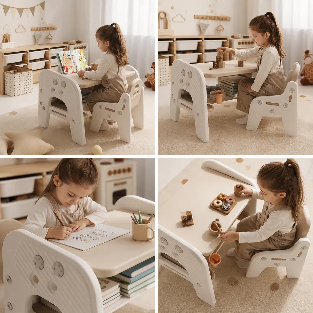 Nelokid Kids Study Table And Chair