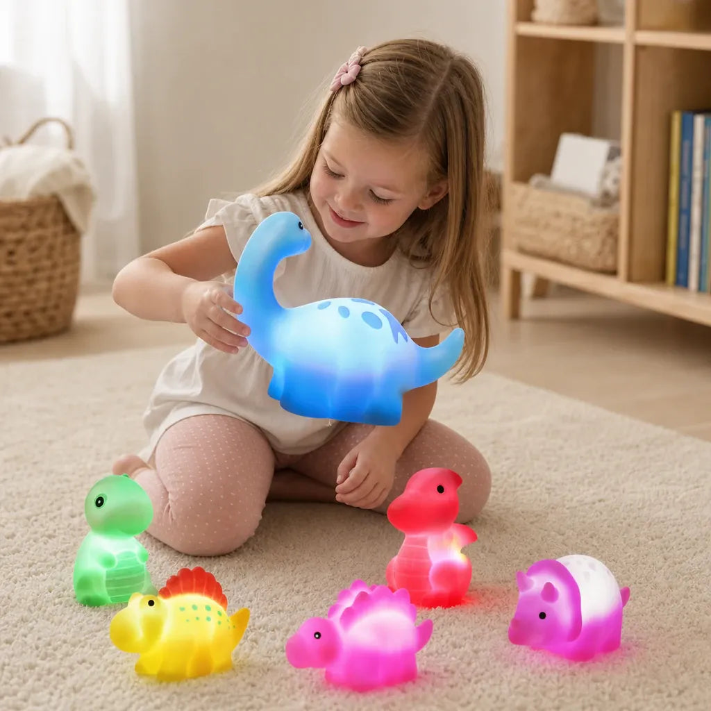Nelokid Light Up Bath Toys