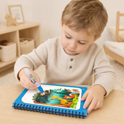 Nelokid Reusable Magic Water Painting Book