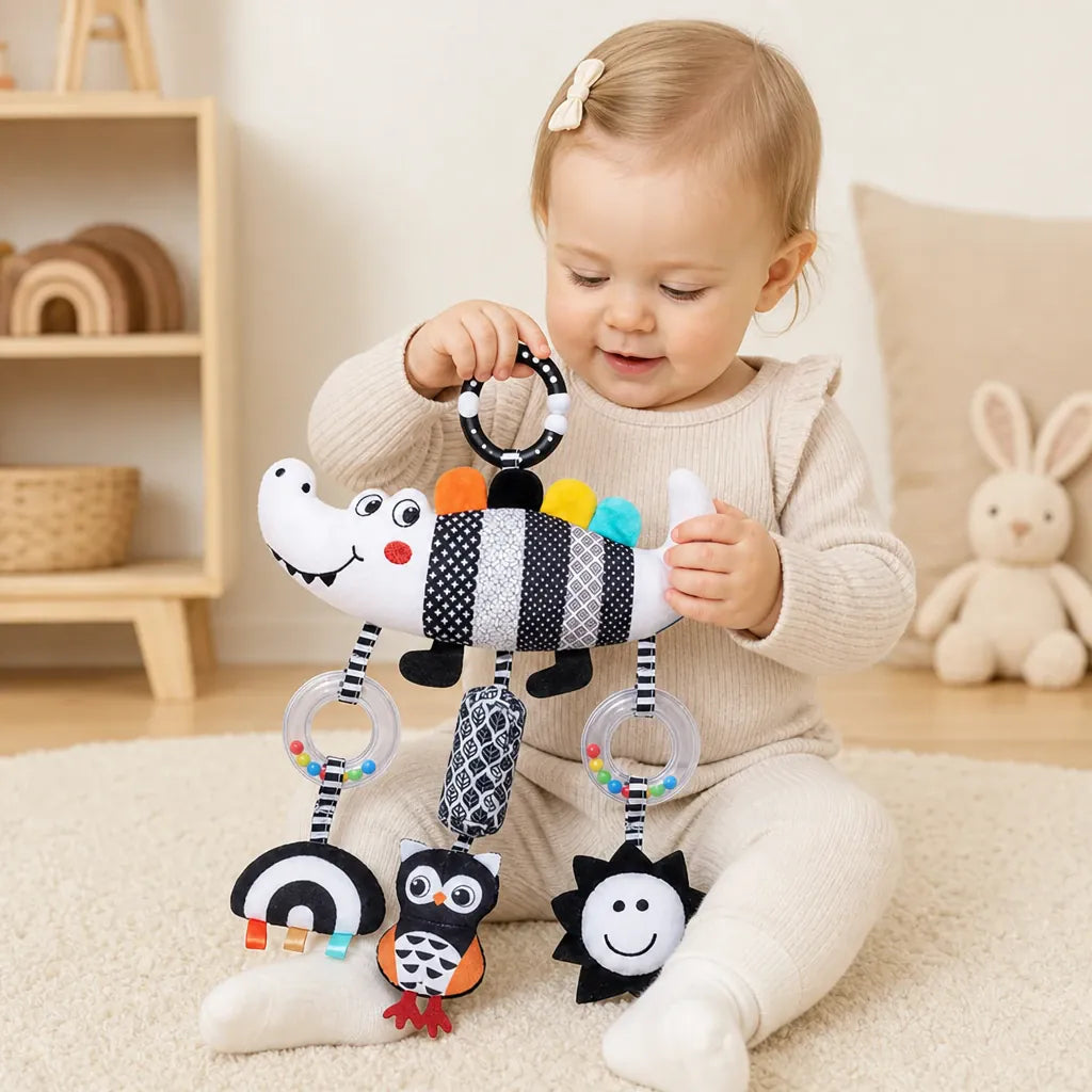 Nelokid Crocodile Stroller Hanging Toy