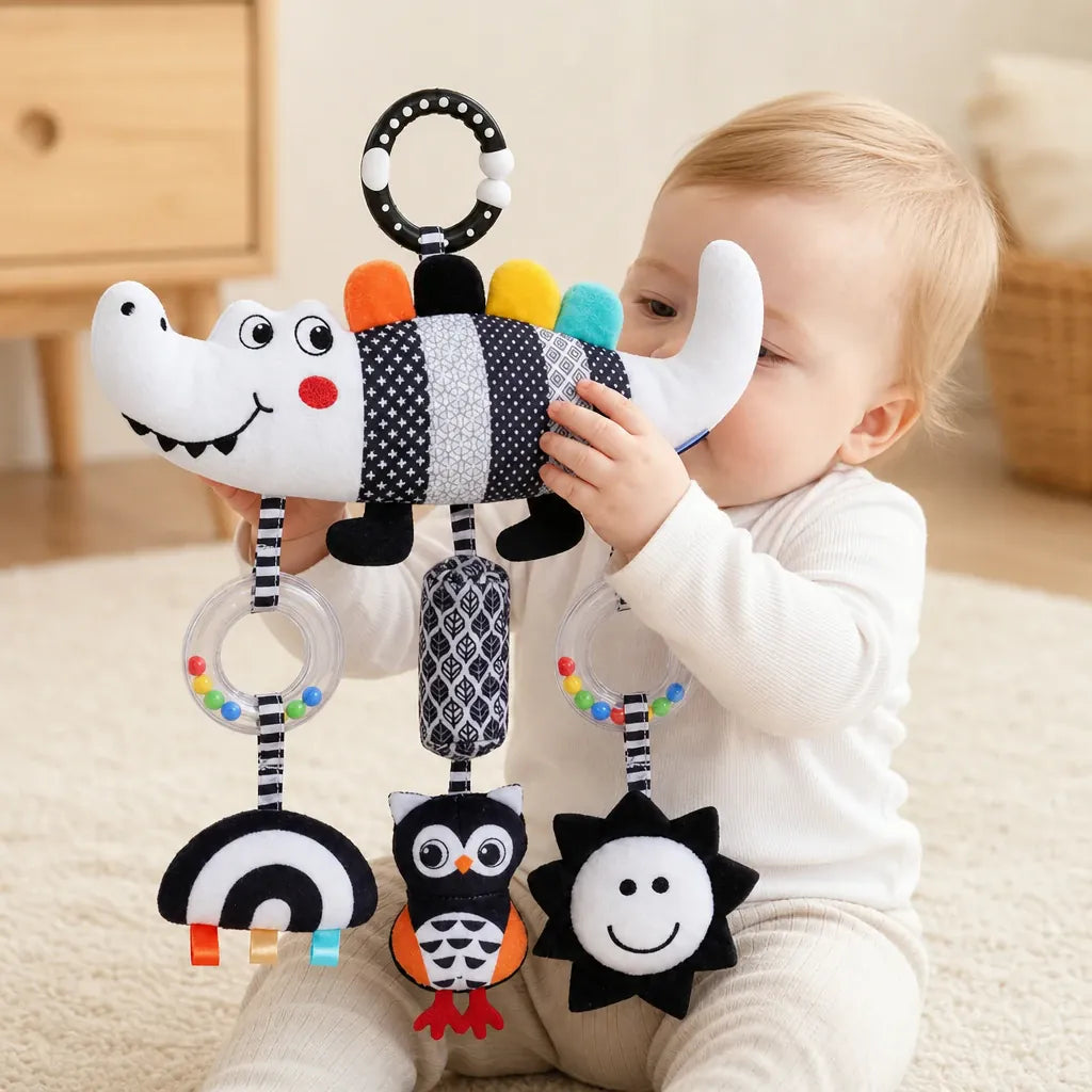 Nelokid Crocodile Stroller Hanging Toy