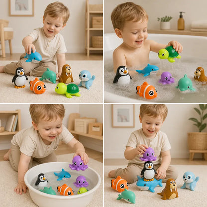 Nelokid Sea Animal Bath Toys