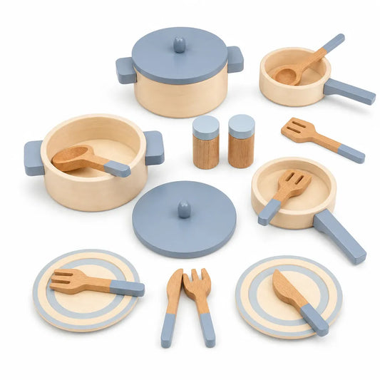 Nelokid Wooden Kitchen Set Toys