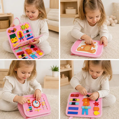 Nelokid Busy Board for Toddlers
