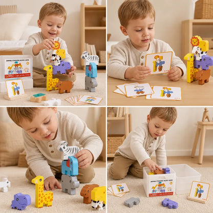 Nelokid Wooden Stacking Block