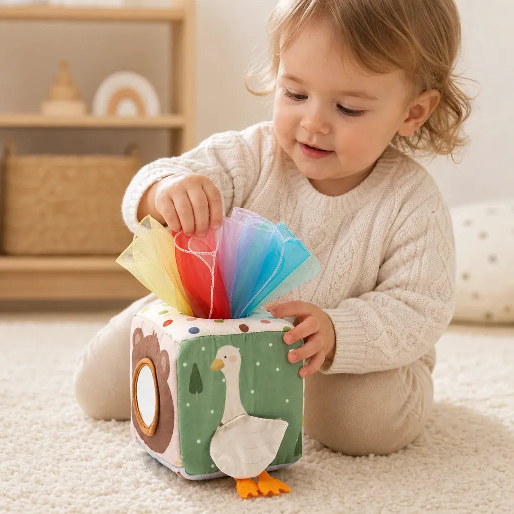 Nelokid Sensory Tissue Box Toy