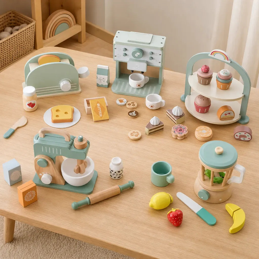 Nelokid Toy Kitchen Appliances