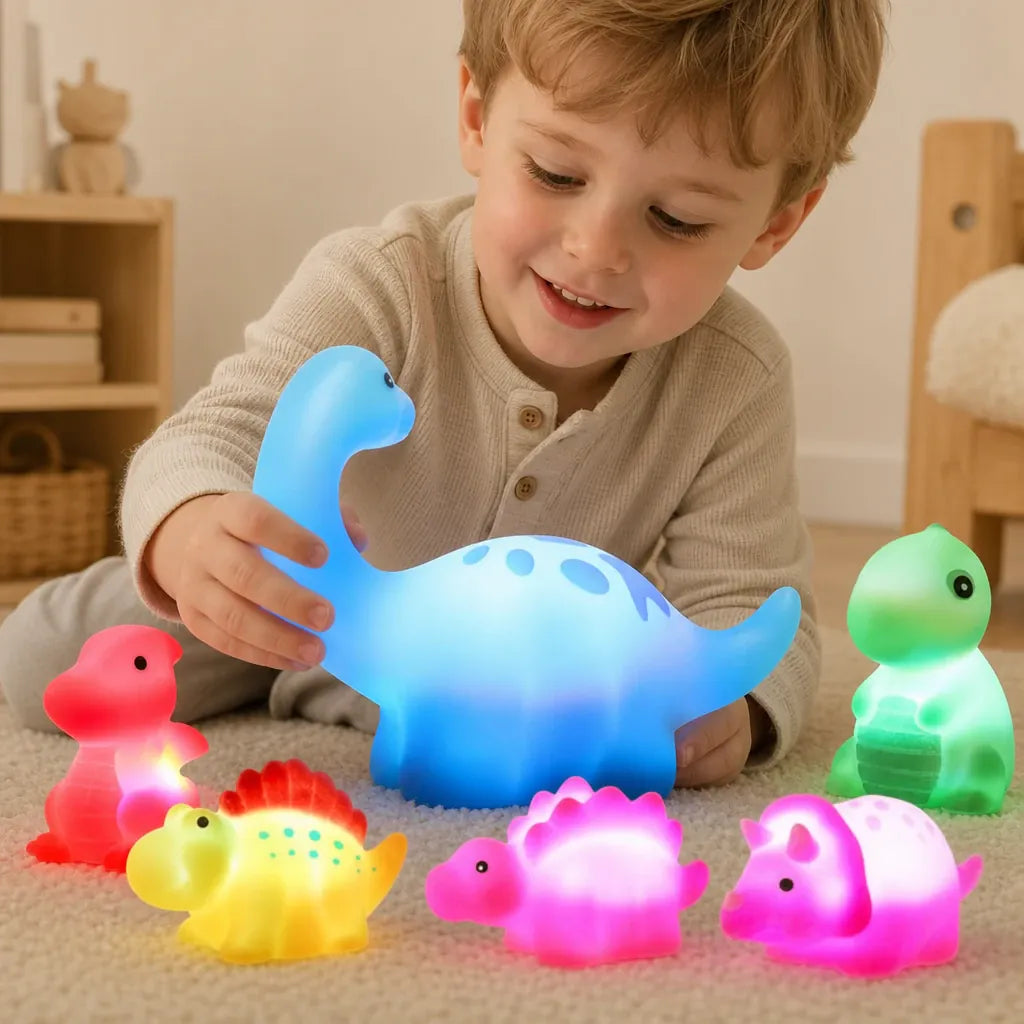 Nelokid Light Up Bath Toys