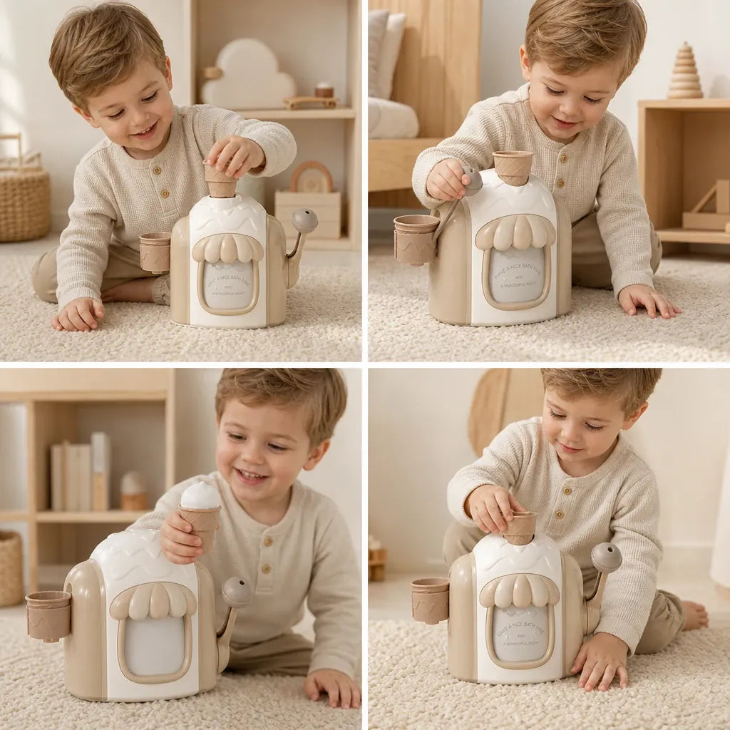 Nelokid Bath Toy Bubble Maker