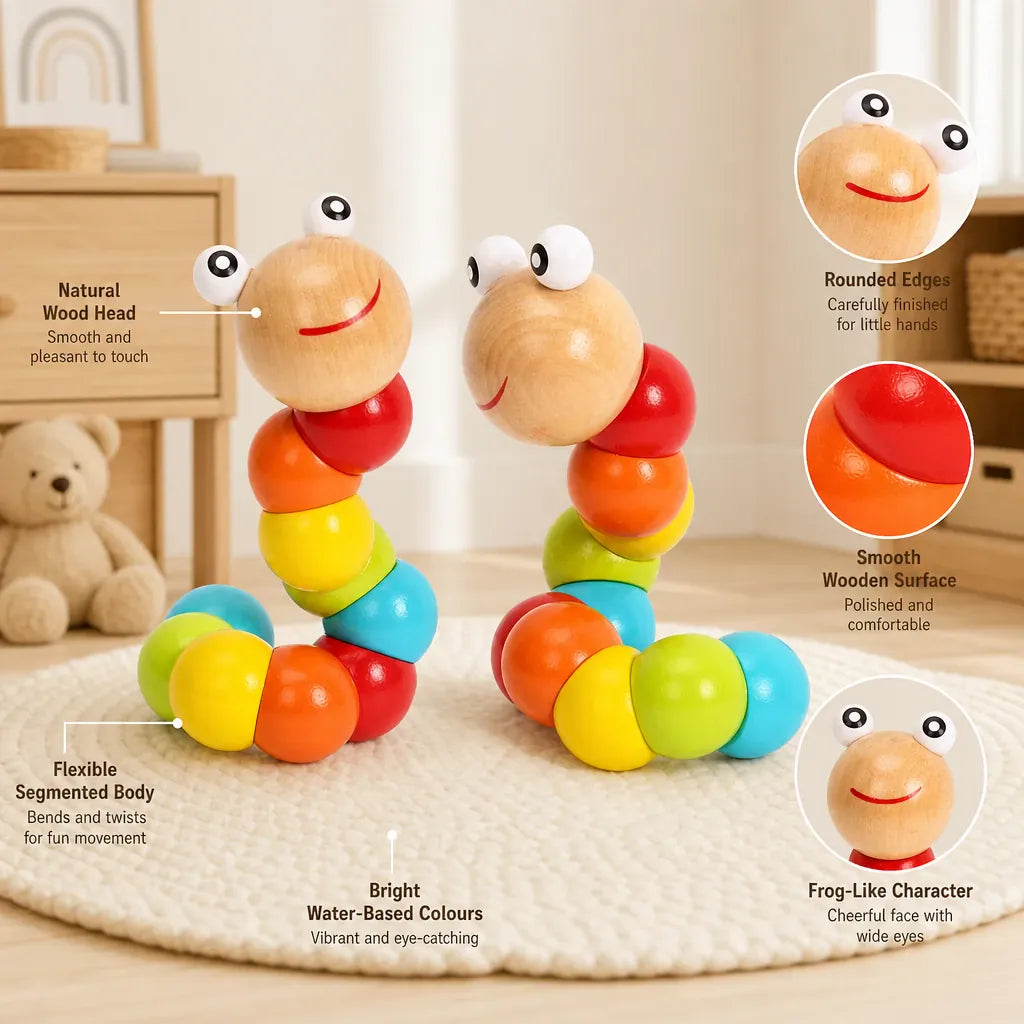 Nelokid Caterpillar Puppet