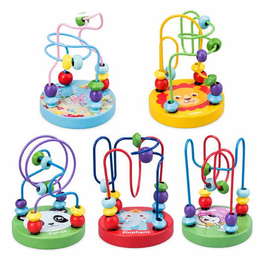 Nelokid Wooden Bead Maze Toy