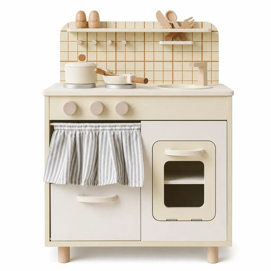Nelokid Wooden Toy Kitchen Appliances