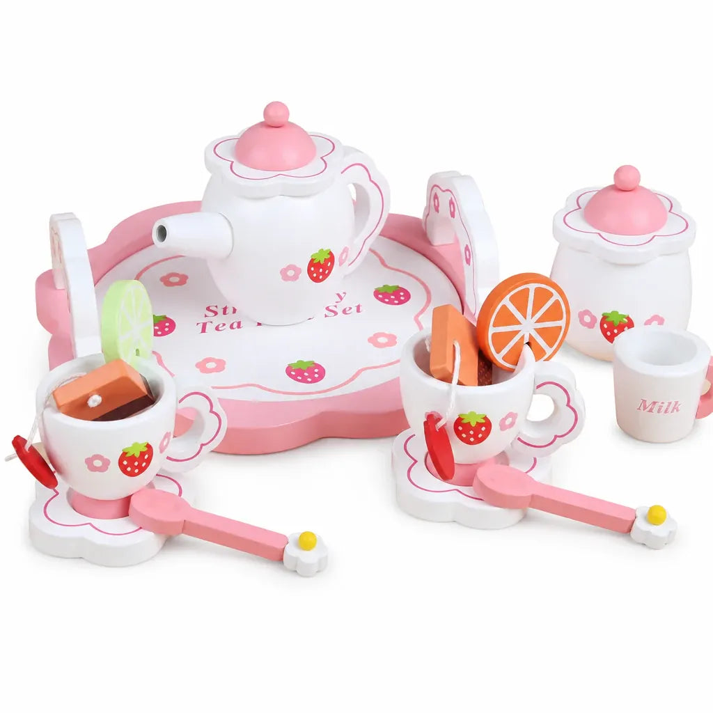 Nelokid Wooden Tea Set