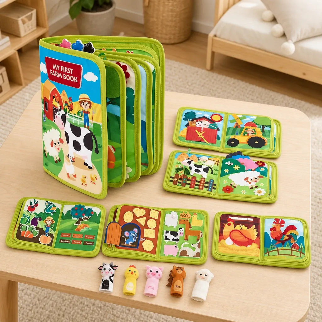 Nelokid Montessori Farm Toy