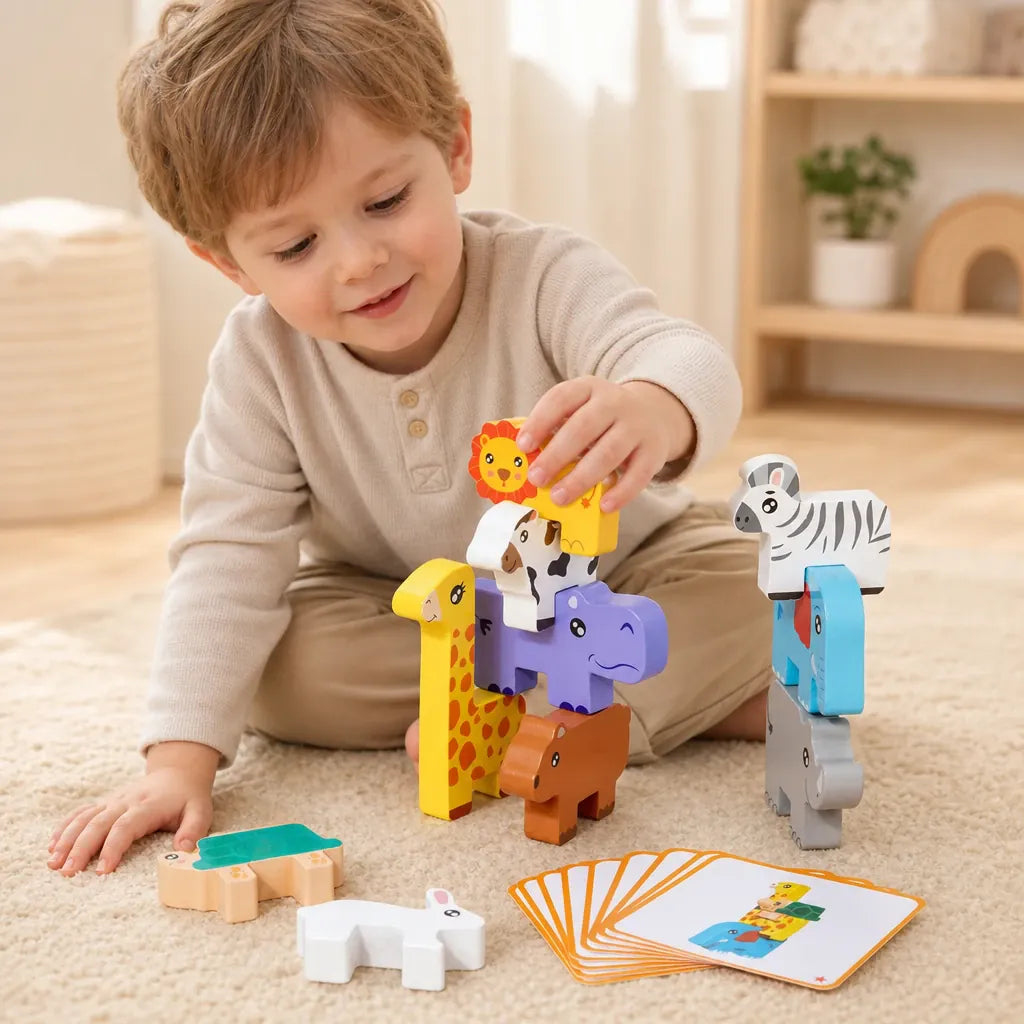 Nelokid Wooden Stacking Block