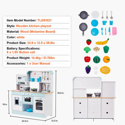Nelokid Kids Play Kitchen