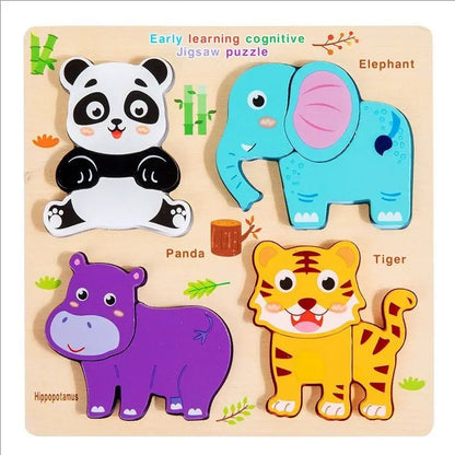 Nelokid Wooden Shape Puzzle Board