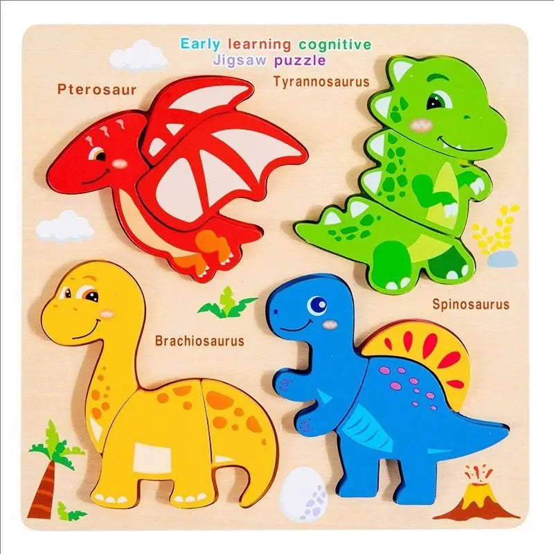 Nelokid Wooden Shape Puzzle Board