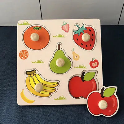 Nelokid Wooden Shape Puzzle Board