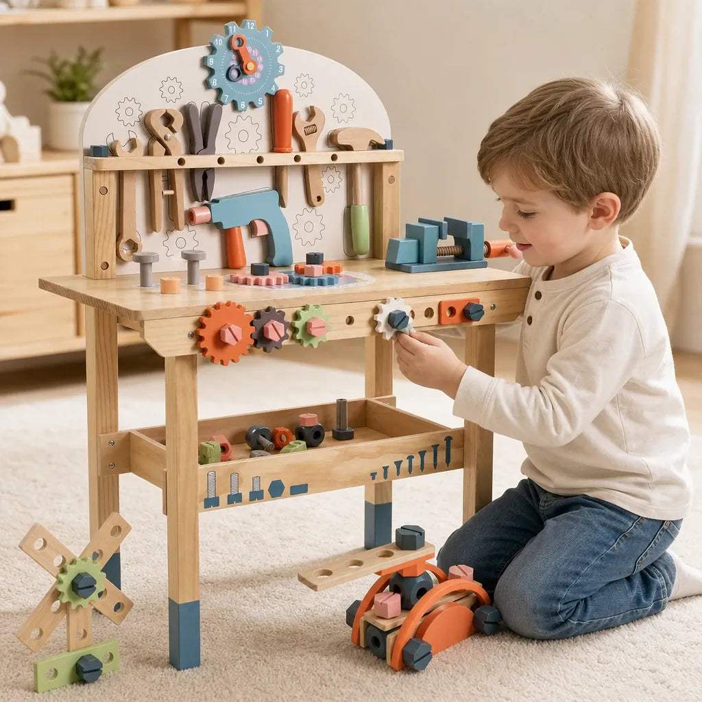 Nelokid Kids Tool Bench Set