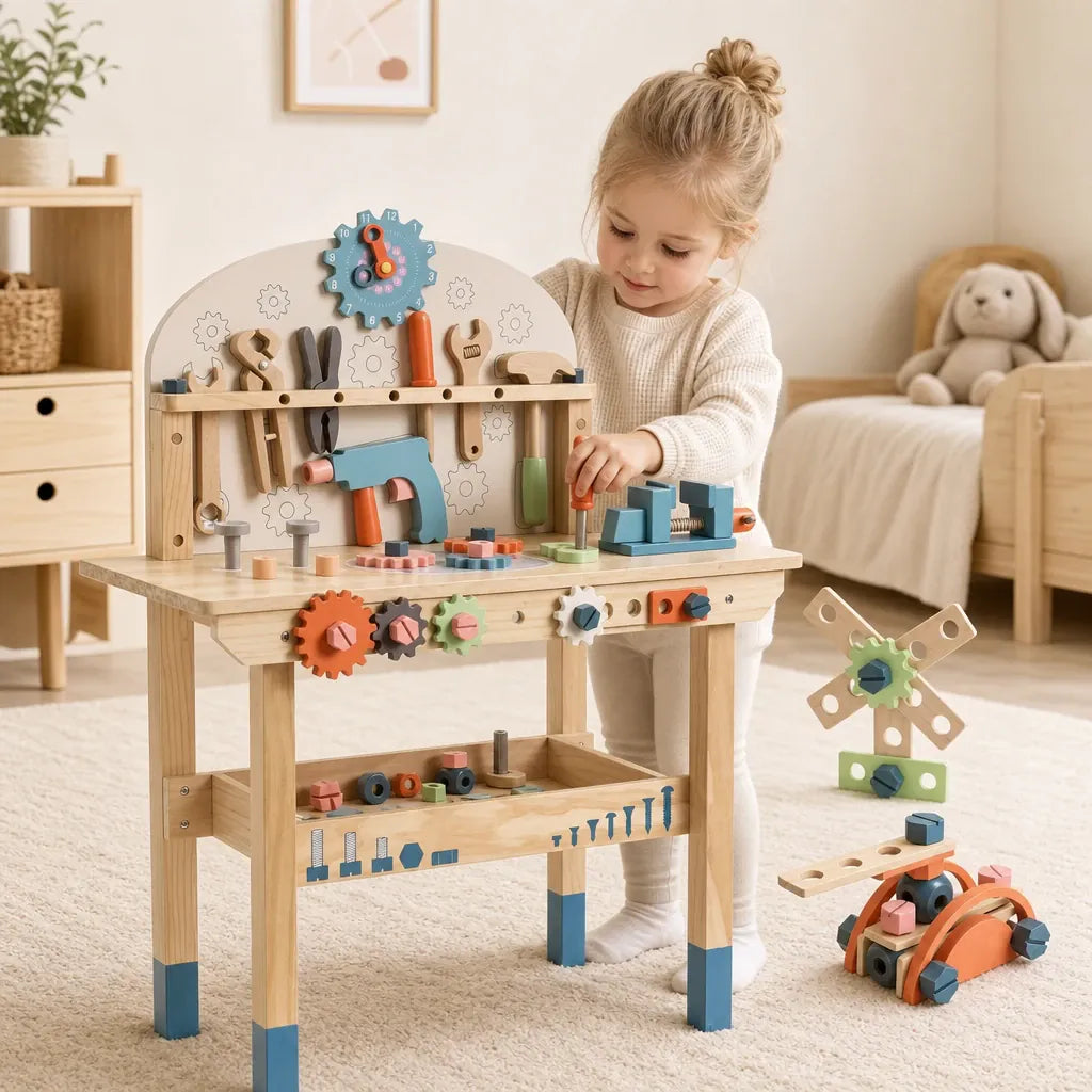 Nelokid Kids Tool Bench Set