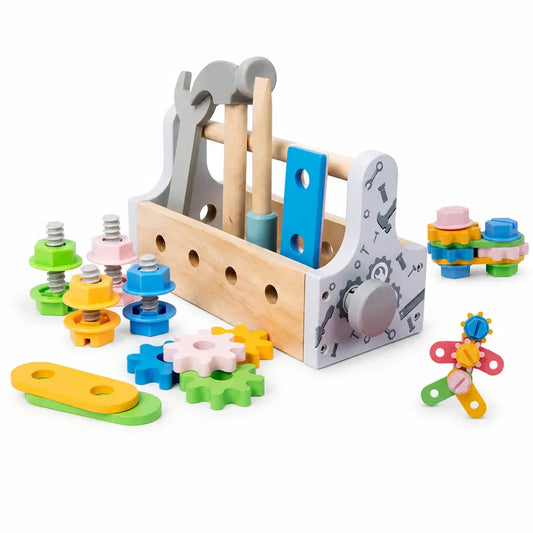 Nelokid Wooden Tool Box Toy