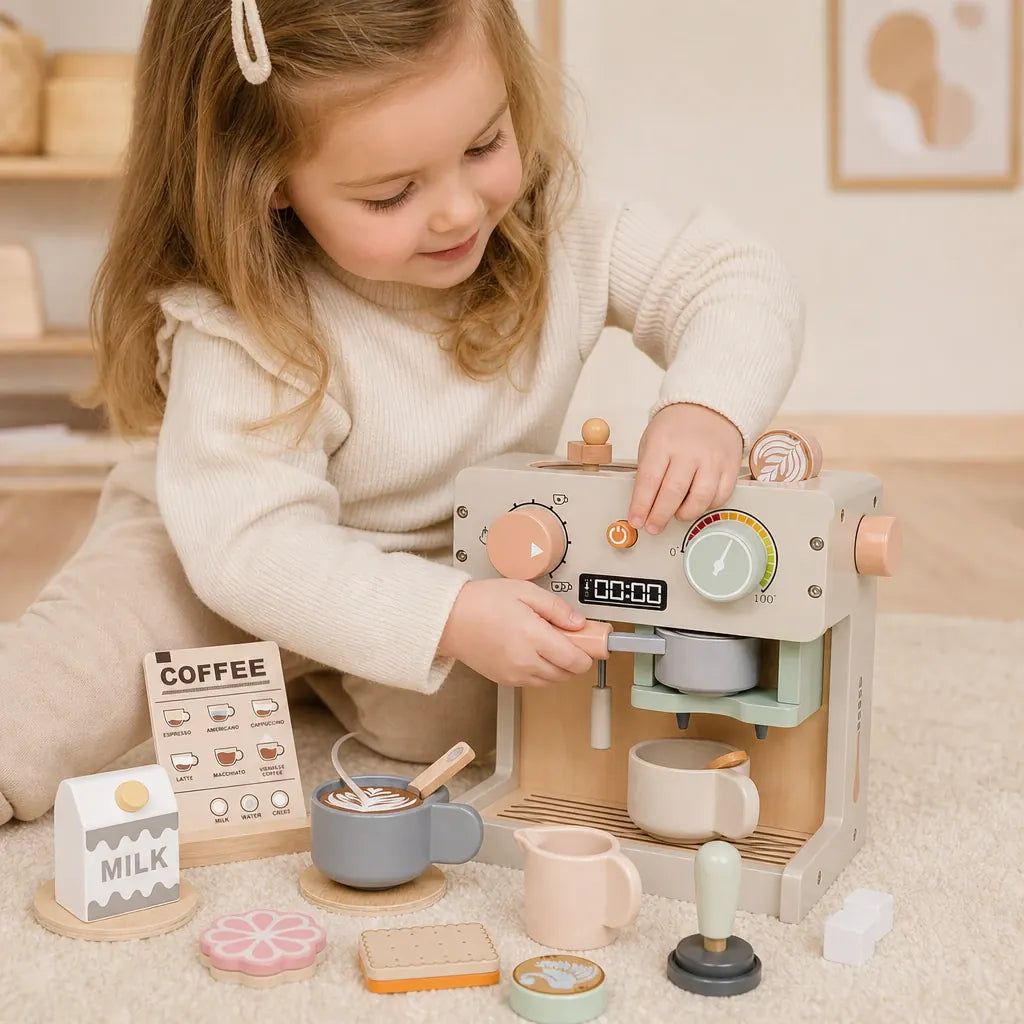 Nelokid Toy Kitchen Appliance Set