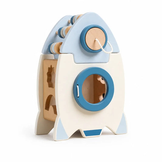Nelokid Wooden Rocket Puzzle