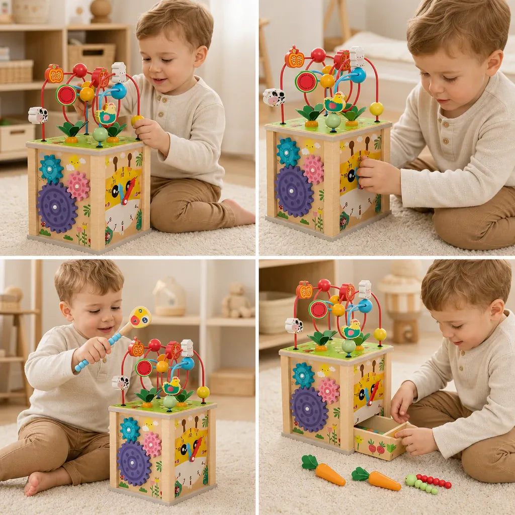 Nelokid Montessori Learning Cube
