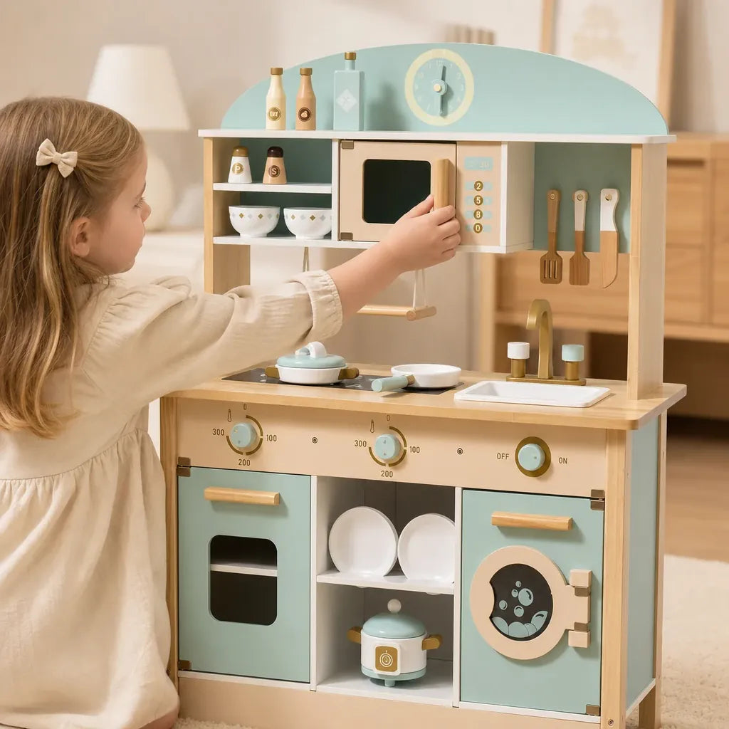 Nelokid Play Kitchen for Kids