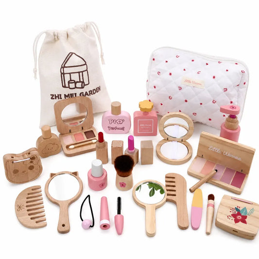 Nelokid Wooden Makeup Set