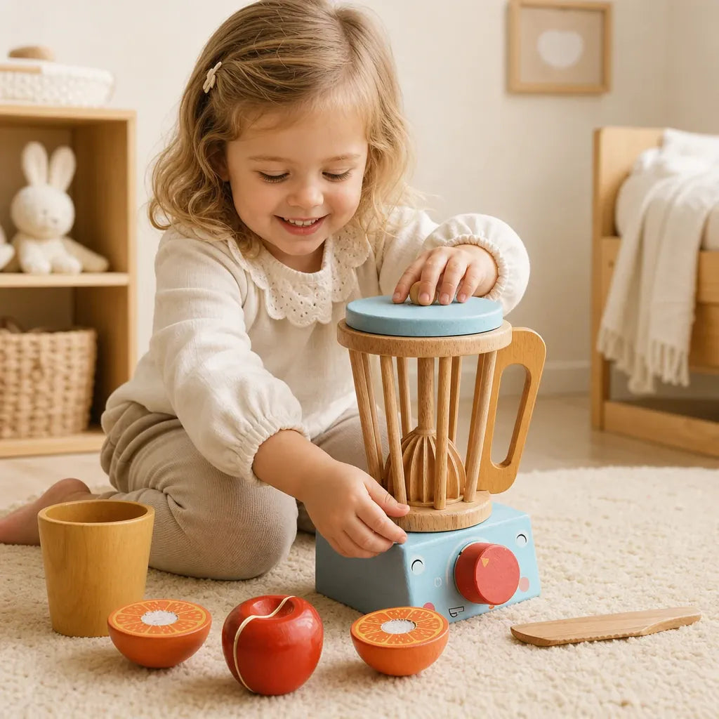 Nelokid Toy Kitchen Accessories Set