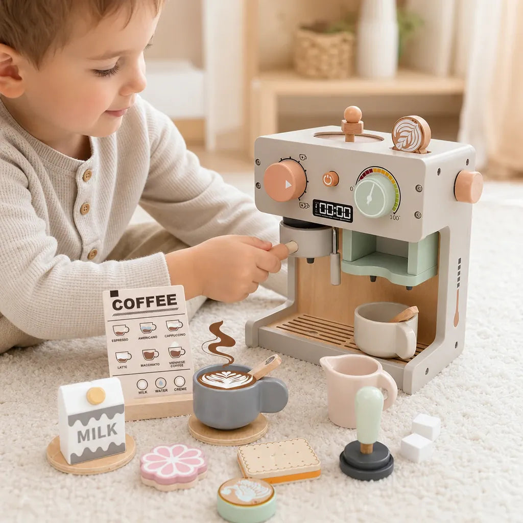 Nelokid Toy Kitchen Appliance Set