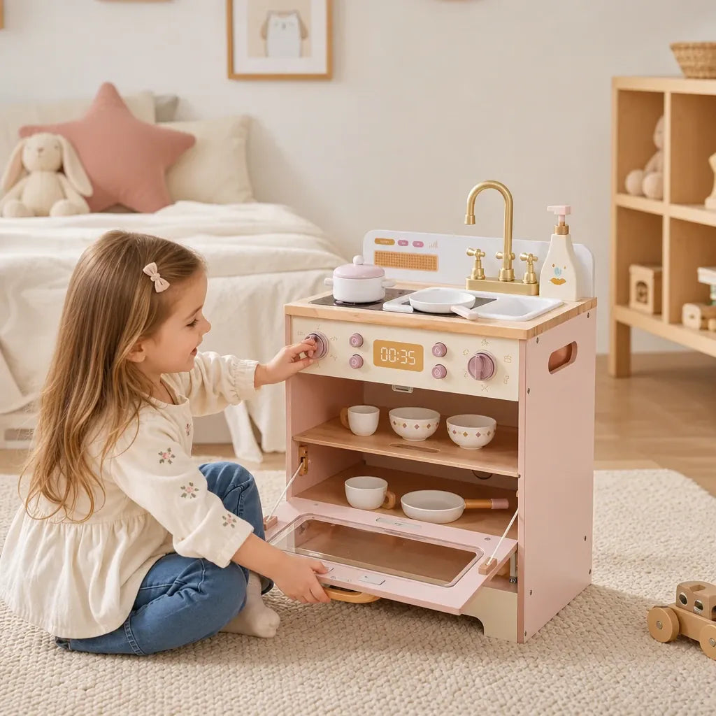 Nelokid Corner Toy Kitchen
