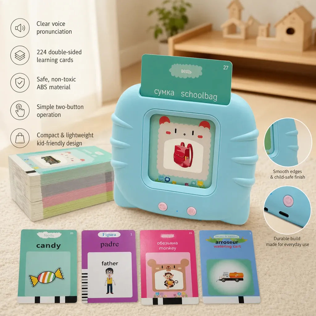 Nelokid Talking Flash Cards