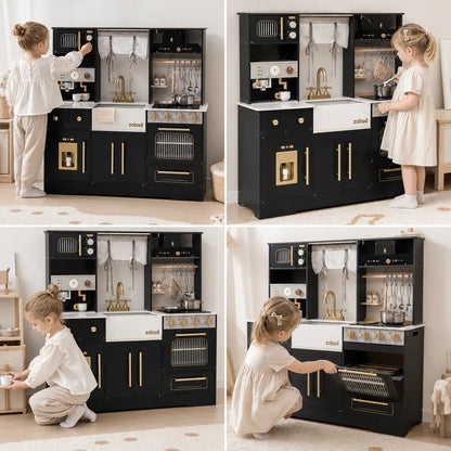 Nelokid Toy Kitchen With Working Sink