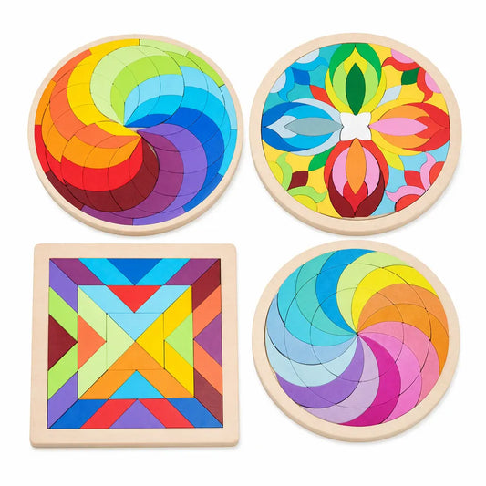 Nelokid Wooden Geometric Puzzle