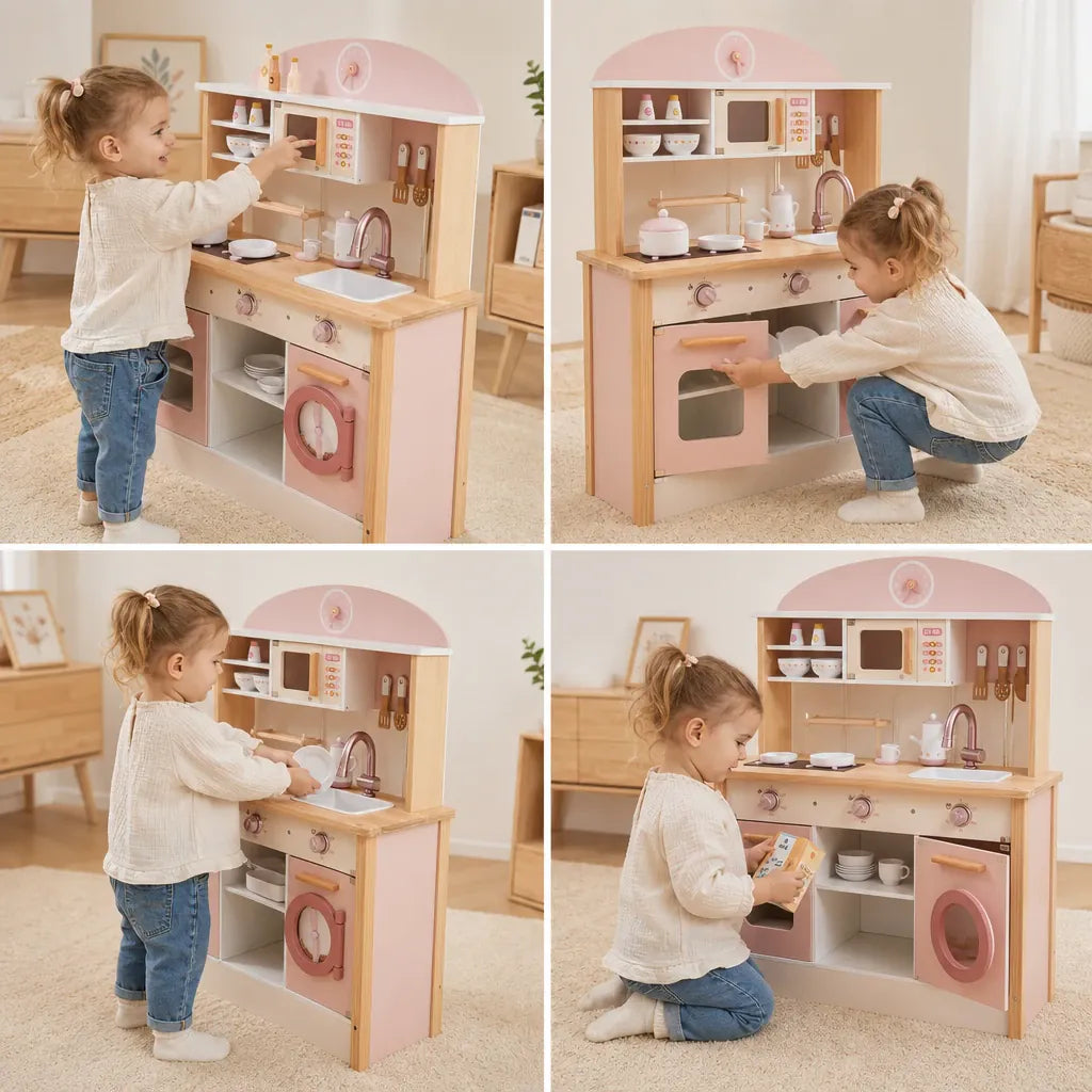 Nelokid Corner Toy Kitchen