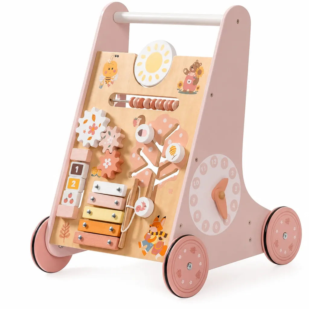 Nelokid Wooden Walker for Baby