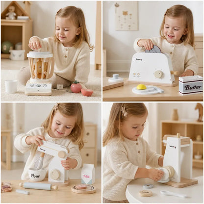 Nelokid Toy Kitchen Equipment