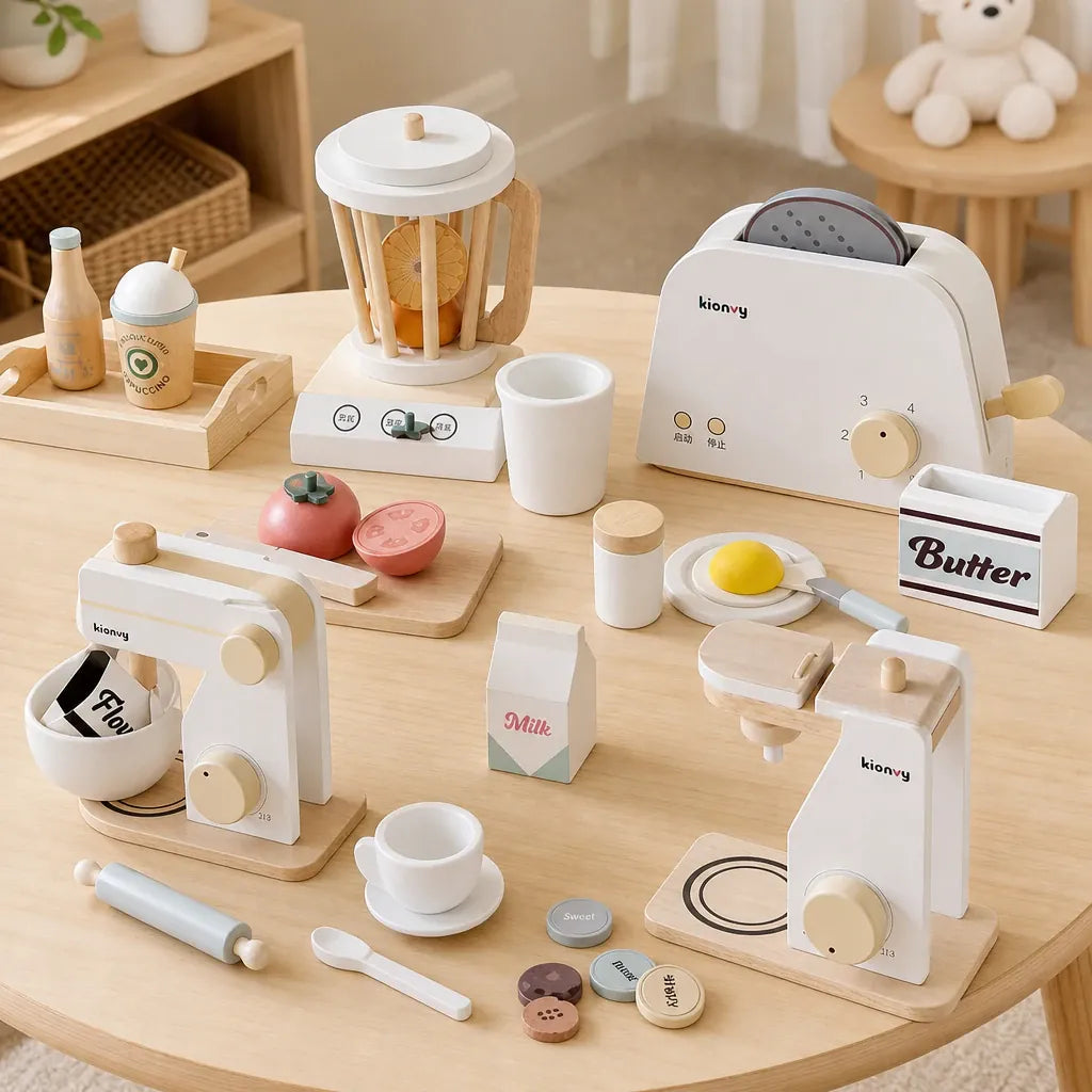 Nelokid Toy Kitchen Equipment