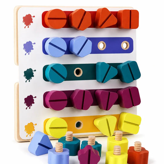 Nelokid Wood Screw Puzzle