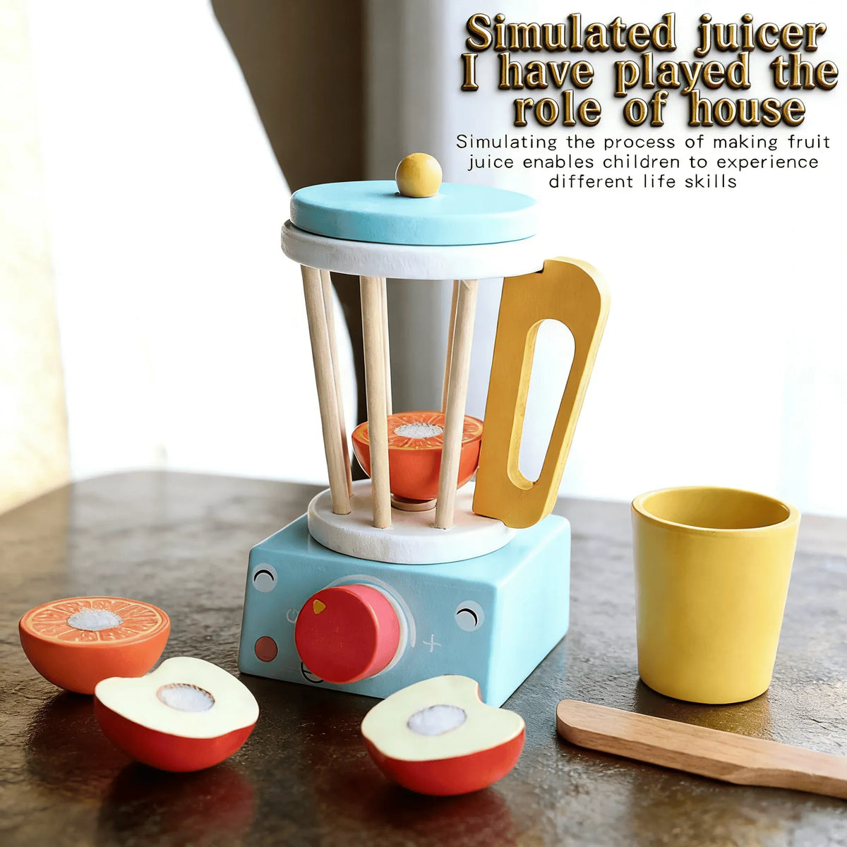 Nelokid Toy Kitchen Accessories Set