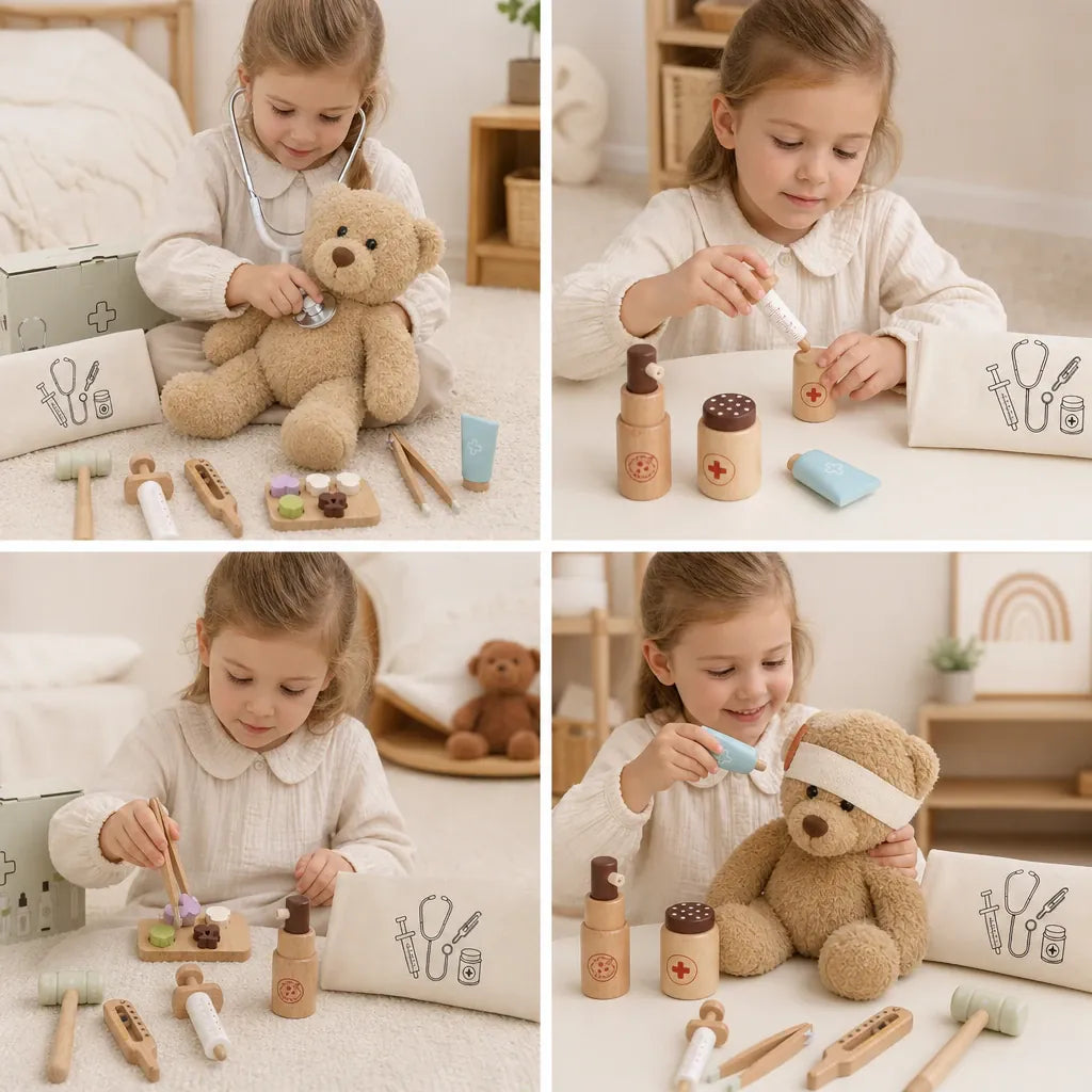Nelokid Wooden Doctors Set