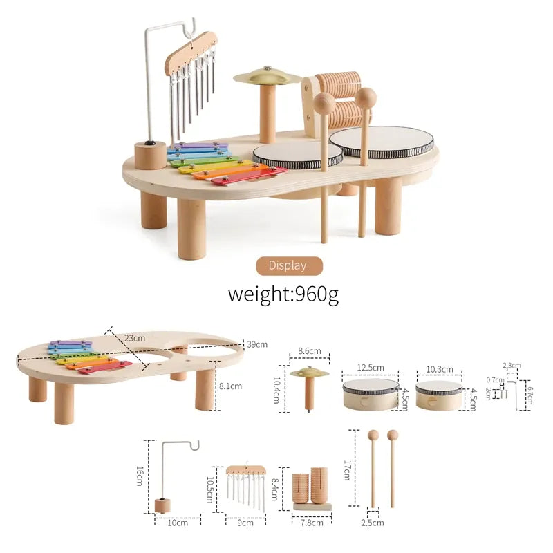 Nelokid Wood Toy Coffee Maker