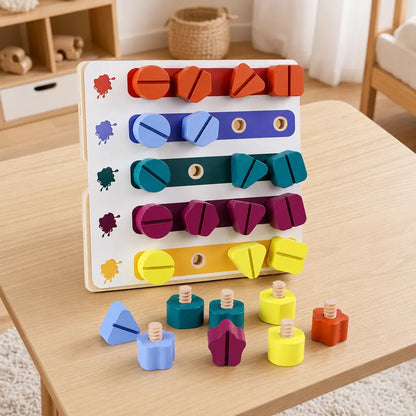 Nelokid Wood Screw Puzzle