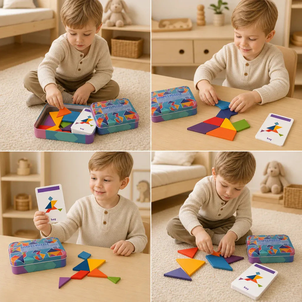 Nelokid Wooden Shape Puzzle
