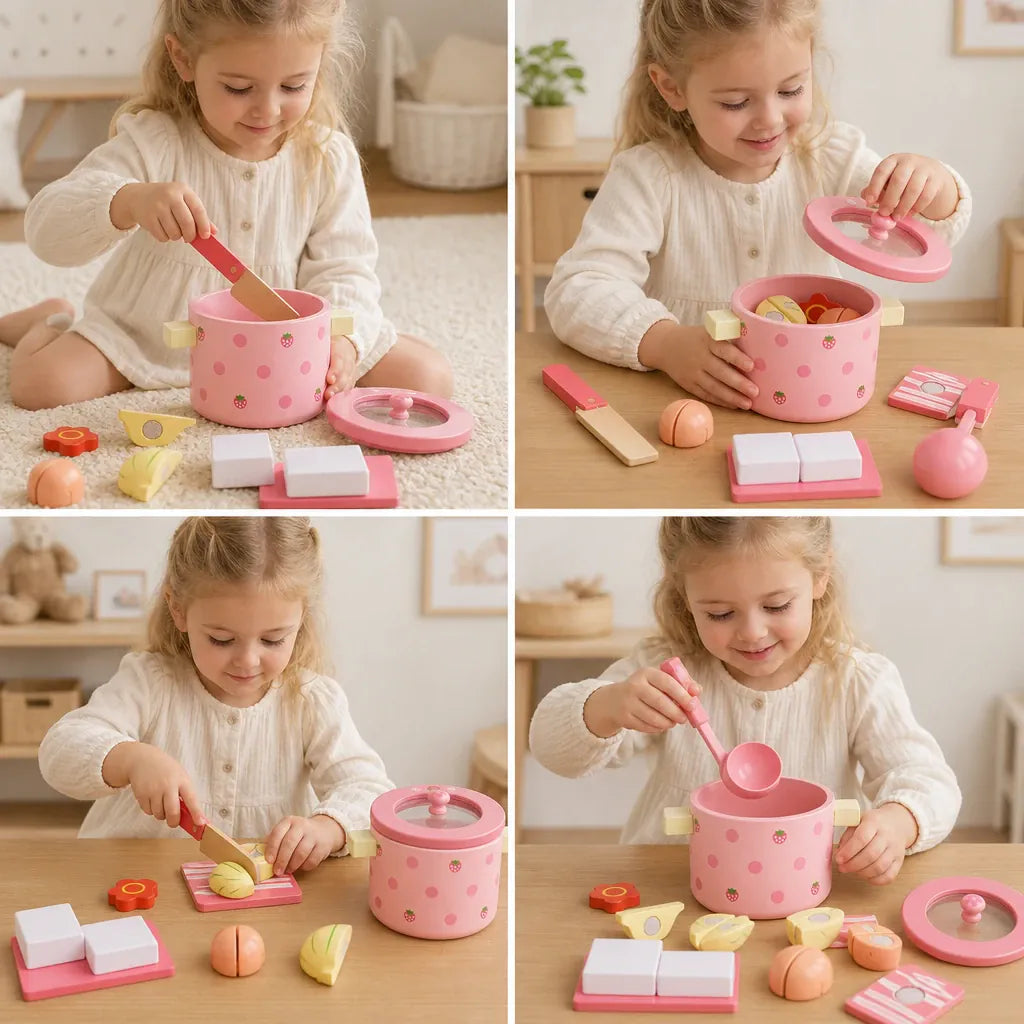 Nelokid Kitchen Play Toy Set