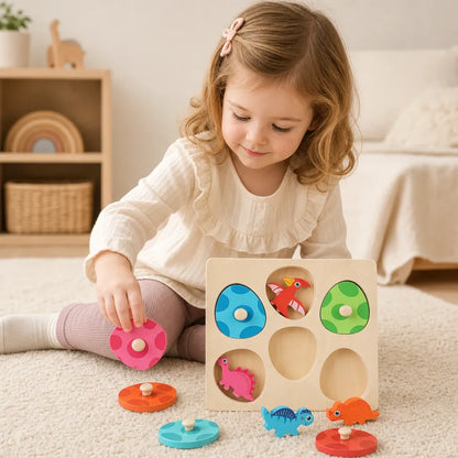 Nelokid Dinosaur Wooden Jigsaw Puzzle