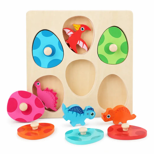 Nelokid Dinosaur Wooden Jigsaw Puzzle